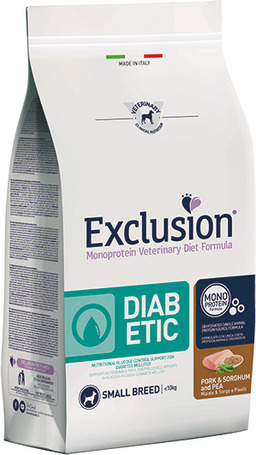Exclusion Diabetic Pork & Sorghum and Pea Small Breed
