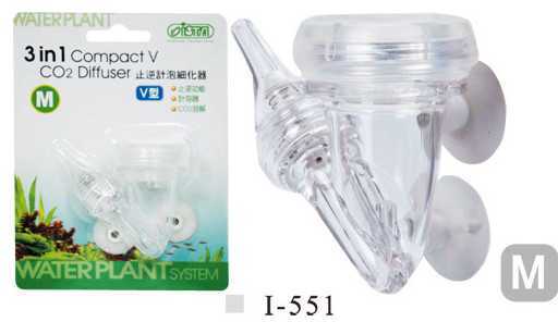 Ista CO2 diffúzor akváriumba - 3 az 1-ben