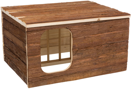 Trixie Hilke házikó beépített széna tartóval