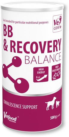 VetFood BB & Recovery Balance regenerálódást segítő készítmény kutyáknak és macskáknak