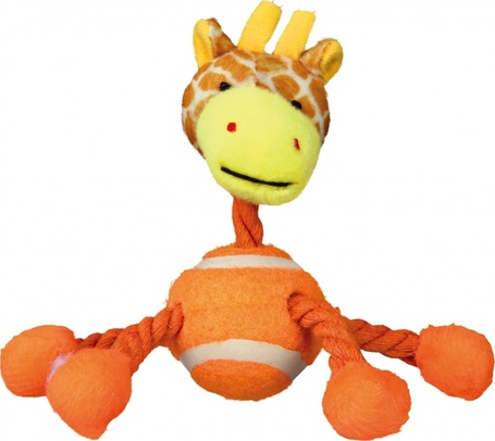 Trixie plüss figura teniszlabda törzzsel