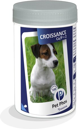 Pet-Phos CA / P = 2 ízesített csonterősítő tabletta kutyáknak