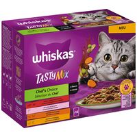 Whiskas Tasty Mix vegyes válogatás szószban - Alutasakos eledel - Multipack