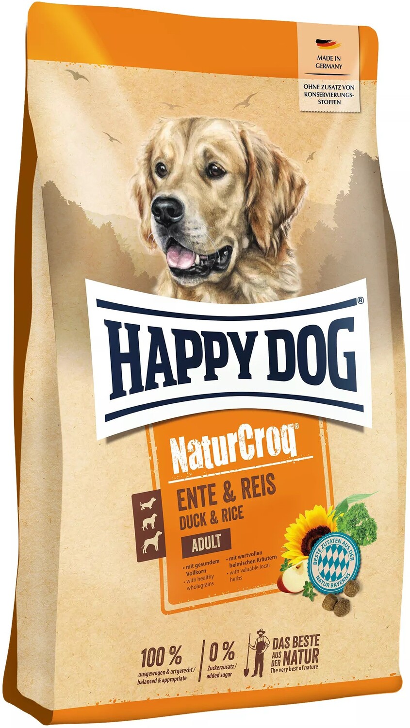 Happy Dog NaturCroq Adult Duck & Rice - Hrană completă pentru câini adulți
