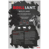 Brilliant Wolfland Pork & Beef Basic Mix Medium Adult #2