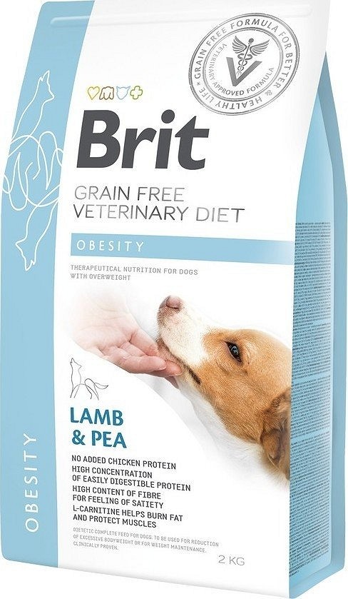 Brit GF Veterinary Diets Dog Obesity miel, mazăre - zoom