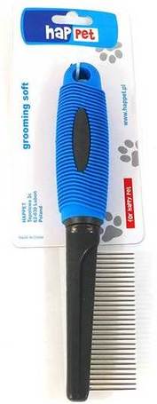 Happet ritkás fogazatú fém fésű kisállatokhoz