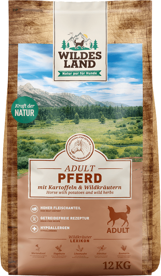 Wildes Land Classic Adult száraztáp lóhússal