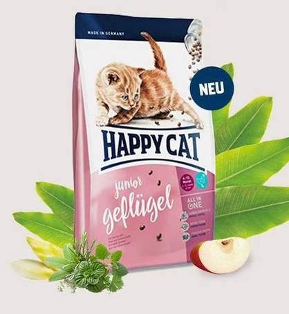 Happy Cat Young Junior Geflügel | Baromfihúsos táp növendék cicáknak