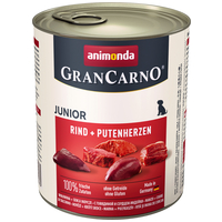 Animonda GranCarno Junior conservă cu vită carne și inimă de curcan