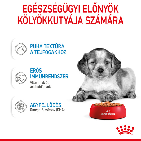 Royal Canin Medium Puppy - Nedves táp közepes testű kölyök kutya részére