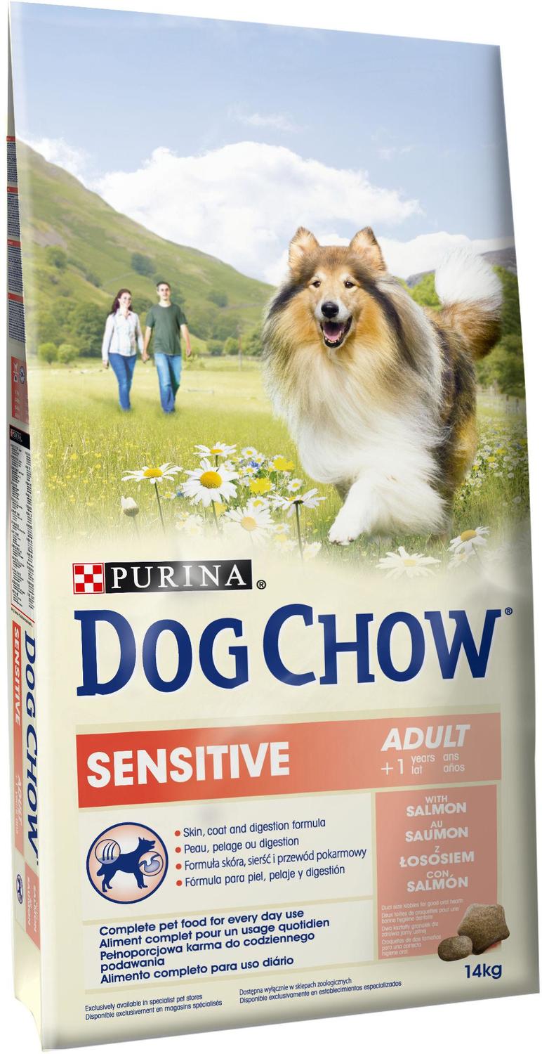 Dog Chow Sensitive cu somon