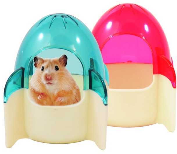 Happet toaletă în formă de rachetă pentru hamster