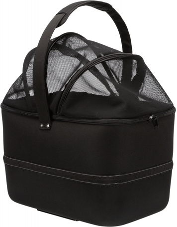 Trixie szállítótáskaként is használható elülső biciklikosár kutyáknak