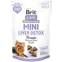 Brit Care Dog Mini Treats Liver Detox recompensă