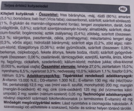 Belcando Mastercraft Fresh Lamb