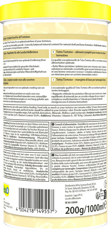 Tetra Tortoise főeleség szárazföldi teknősöknek