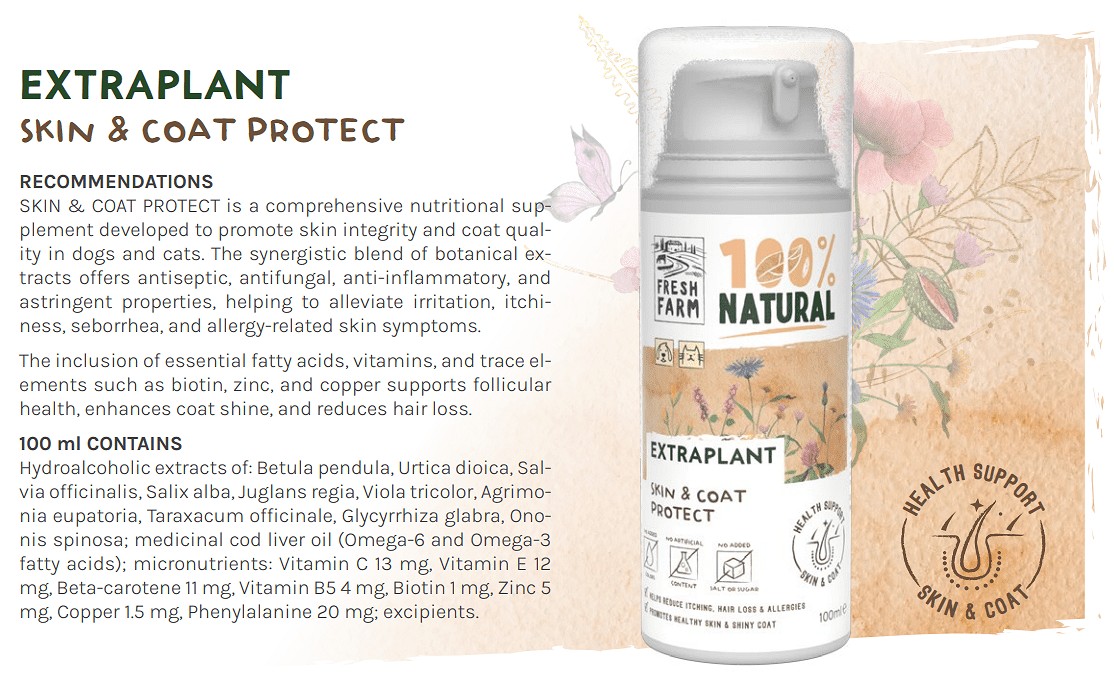 Fresh Farm Extraplant Skin & Coat Protect - zoom