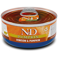 N&D Cat Venison & Pumpkin - Szarvashúsos és sütőtökös konzerv macskáknak