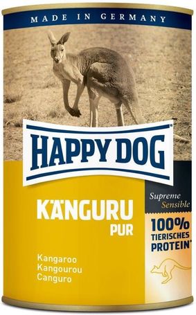 Happy Dog Pur Australia - Szín kenguruhúsos konzerv | Egyetlen fehérjeforrás