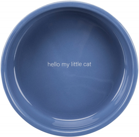 Trixie rövid orrú macskáknak kerámia tál macska mintával