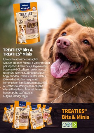 Vitakraft Treaties Minis puha jutifalatkák májjal kutyáknak