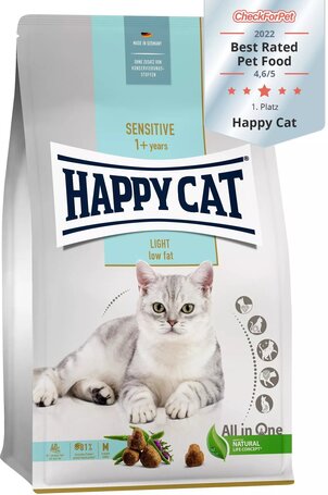Happy Cat Sensitive Adult Light | Diétás macskatáp Németországból