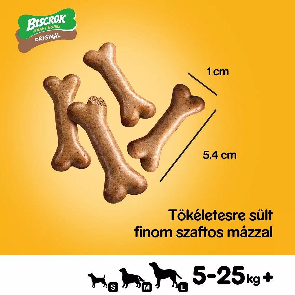 Pedigree Biscrok Gravy Bones marhahúsos kutyakeksz