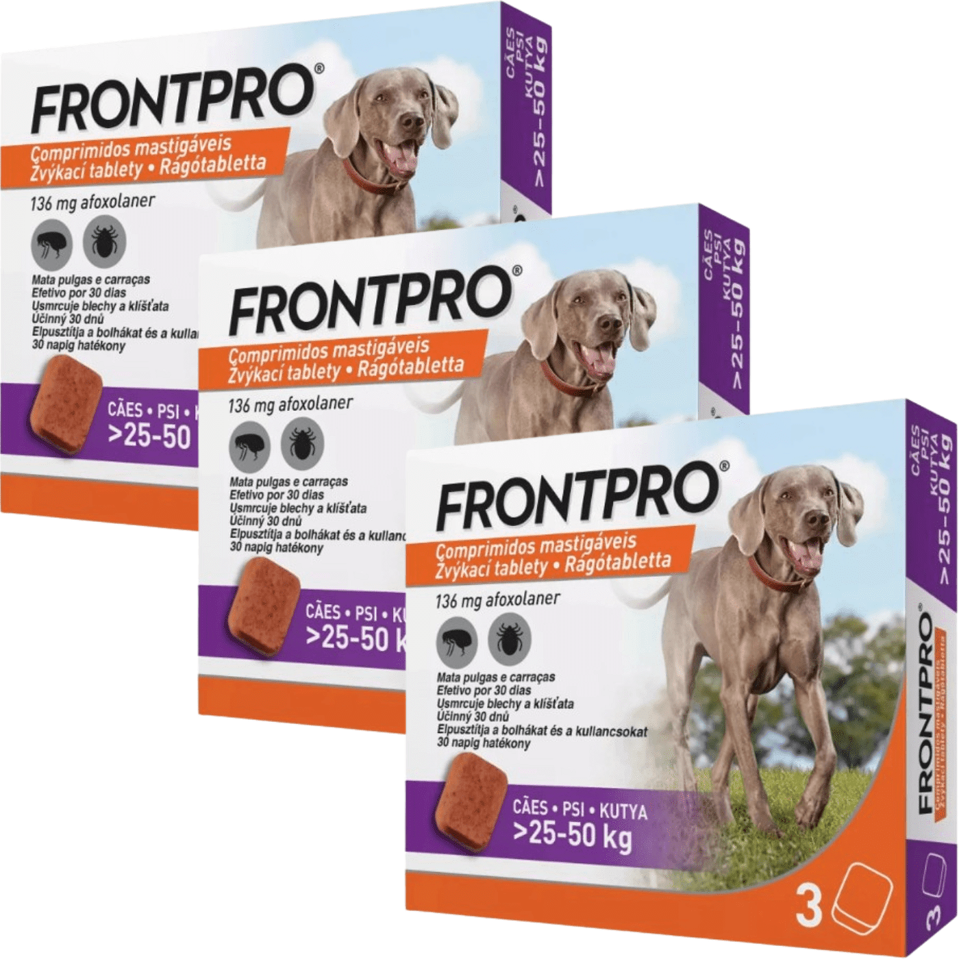Frontpro rágótabletta bolha és kullancs ellen