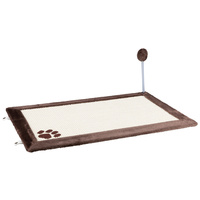 Trixie plüss szélű kaparószőnyeg rúdra rögzített szőrmelabdával #4