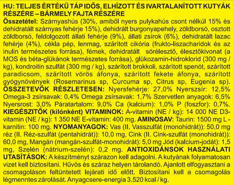 Ambrosia Dog Grain Free Senior, Light & Sterilized