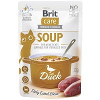Brit Care Cat Soup cu rață pentru pisici adulte 75 g