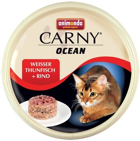 Animonda Carny Ocean conserve de ton alb și carne de vită
