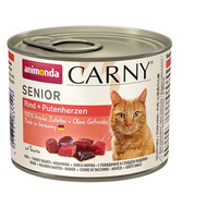 Animonda Cat Carny Senior conservă cu vită și inimă de curcan