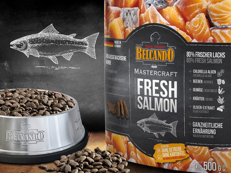 Belcando Mastercraft Fresh Salmon | 80% friss lazacból készült szuperprémium német kutyatáp