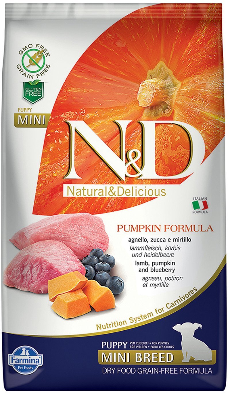 N&D Dog Grain Free Puppy Mini Lamb Pumpkin & Blueberry - zoom