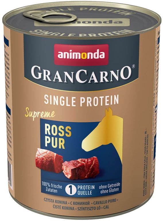 Animonda Grancarno Single Protein conservă cu carne de cal - zoom