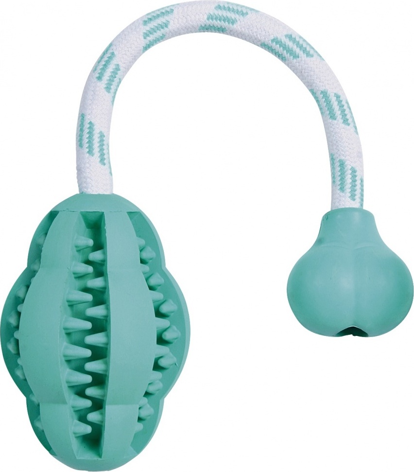 Trixie Denta Fun gumilabda kötélen menta ízesítéssel