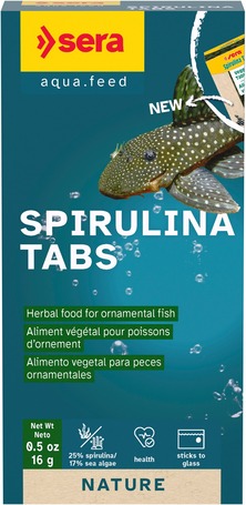 Sera Spirulina Tabs tápláléktabletta díszhalaknak