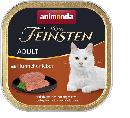 Animonda Vom Feinsten Adult – Csirkemájas macskaeledel Animonda Vom Feinsten Adult – Csirkemájas macskaeledel