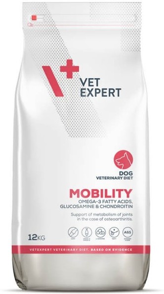 Vet Expert Mobility Dog - Hrană uscată pentru susținerea metabolismului articulațiilor