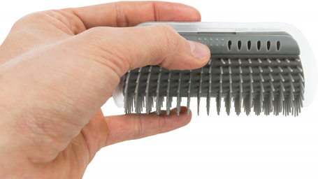 Trixie Corner Massage Bursh For Cats - Falraszerelhető masszírozó kefe macskák részére