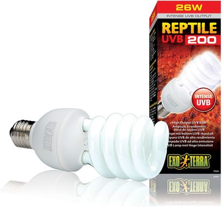 Exo Terra Reptile UVB 200 sivatagi fényű terráriumi izzó