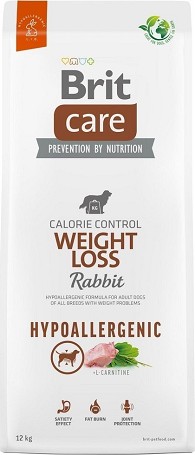 Brit Care Weight Loss Rabbit & Rice | Nyúlhúsos táp túlsúlyos kutyák részére