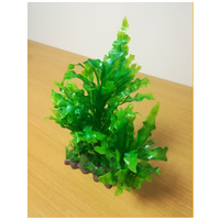 Akváriumi palás műnövény hosszú hullámos levelekkel #2