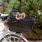 Trixie szállítótáskaként is használható hátsó biciklikosár kutyáknak