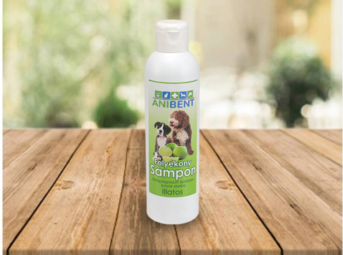Anibent șampon natural pentru câini cu nămol medicinal cu bentonită și miros de lime - zoom