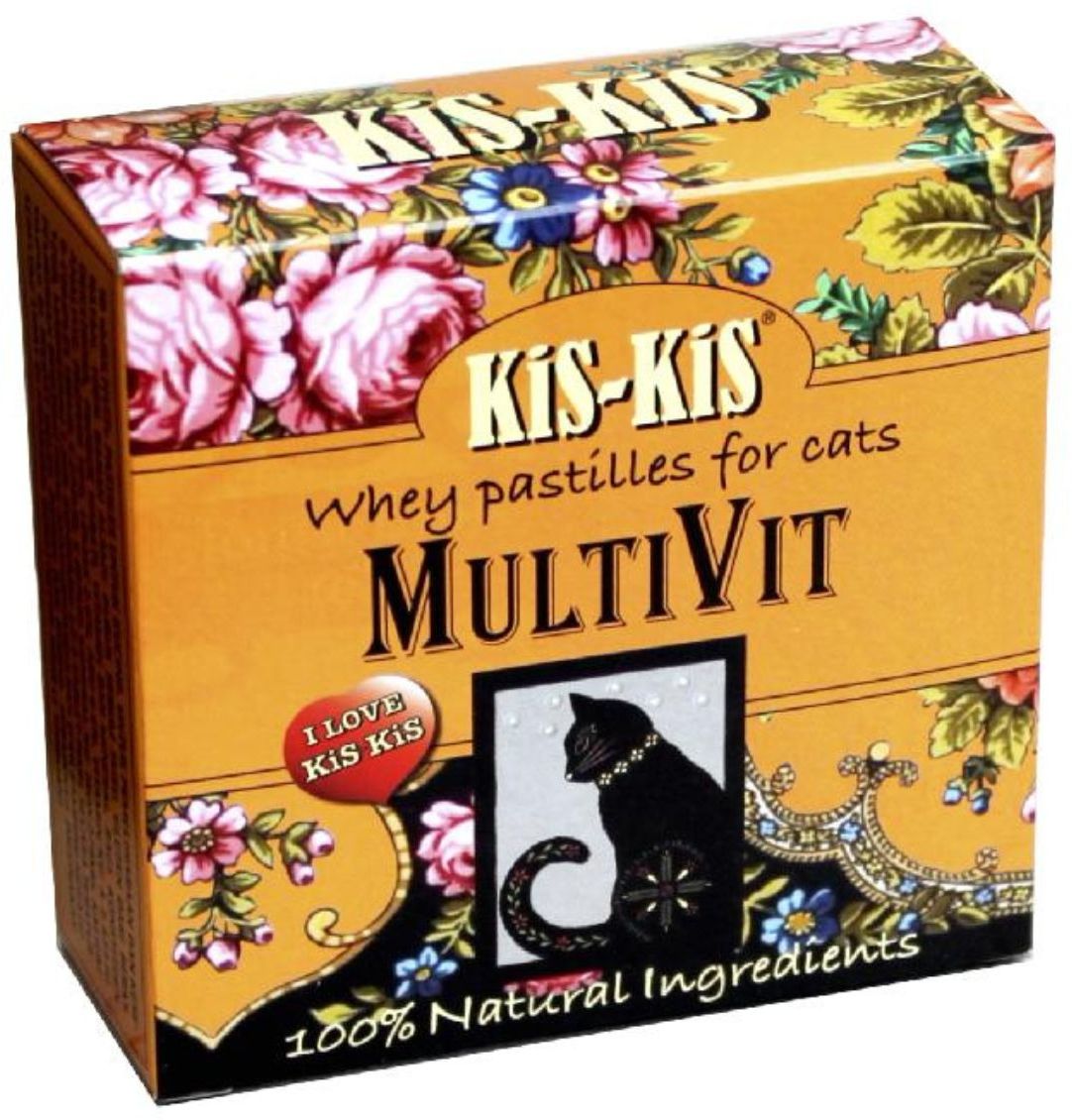 KiS-KiS MultiVit pastile de zer îmbogățite cu vitamine pentru pisici