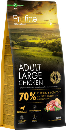 Profine Adult Large Chicken & Potatoes | Táp nagytestű kutyáknak csirkével és burgonyával