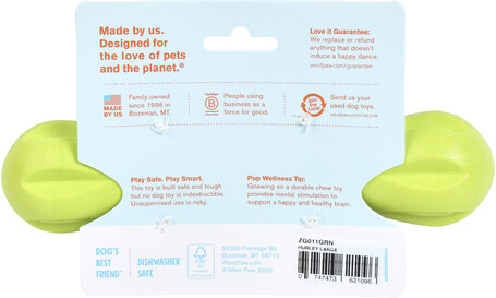 West Paw Hurley - Tartós rágóbot